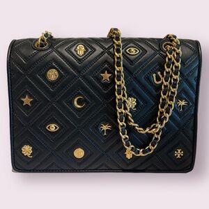 Tory Burch Fleming Farida Charm Shoulder Bag